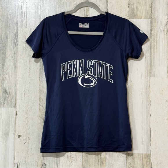 Penn State PSU Women's Dry Fit Blue Penn State Short Sleeve Tee - Picture 2 of 8